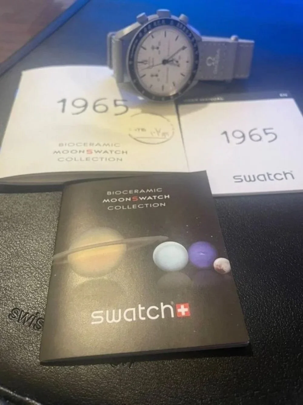 OMEGA x Swatch MoonSwatch 1965 SO33M106 Bioceramic Chronograph Watch